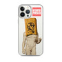 Doryphoros statue with a Tostarica cookie on an iPhone 15 Pro, iPhone 14 Pro, iPhone 13 Pro, or iPhone 16 Pro case | BySuperpuesto