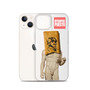 Doryphoros statue with a Tostarica cookie on an iPhone 15 Pro, iPhone 14 Pro, iPhone 13 Pro, or iPhone 16 Pro case | BySuperpuesto
