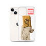 Doryphoros statue with a Tostarica cookie on an iPhone 15 Pro, iPhone 14 Pro, iPhone 13 Pro, or iPhone 16 Pro case | BySuperpuesto