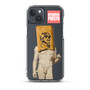 Doryphoros statue with a Tostarica cookie on an iPhone 15 Pro, iPhone 14 Pro, iPhone 13 Pro, or iPhone 16 Pro case | BySuperpuesto