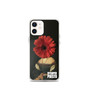Raphael's portrait of La Mita with a red flower on an iPhone 15 Pro, iPhone 14 Pro, iPhone 13 Pro, or iPhone 16 Pro case | BySuperpuesto