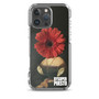 Raphael's portrait of La Mita with a red flower on an iPhone 15 Pro, iPhone 14 Pro, iPhone 13 Pro, or iPhone 16 Pro case | BySuperpuesto