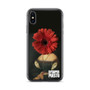 Raphael's portrait of La Mita with a red flower on an iPhone 15 Pro, iPhone 14 Pro, iPhone 13 Pro, or iPhone 16 Pro case | BySuperpuesto