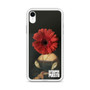 Raphael's portrait of La Mita with a red flower on an iPhone 15 Pro, iPhone 14 Pro, iPhone 13 Pro, or iPhone 16 Pro case | BySuperpuesto