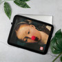 Classic portrait with a whimsical clown nose on a laptop sleeve (13" or 15") | BySuperpuesto