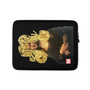 Mona Lisa with tagliatelle pasta hair on a  13' Laptop Sleeve