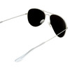 Matt Silver Polarised Sunglasses