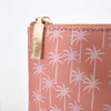 Palm Print Pouch - Pink