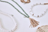 Sable Tassel Necklace in Salt