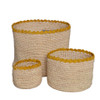 Set of 3 Baskets (3 colours)