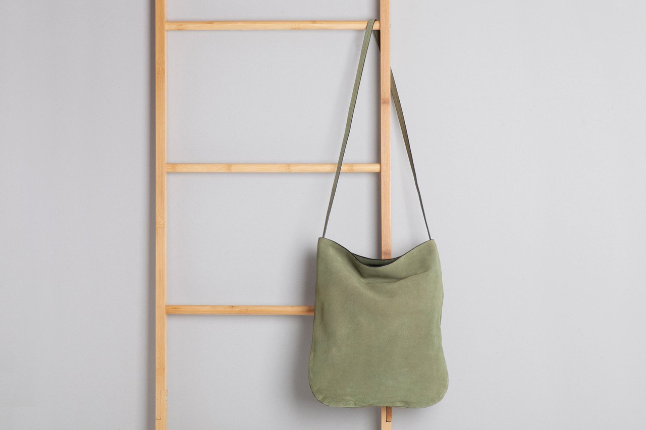 Real Suede Slouchy Style Bag