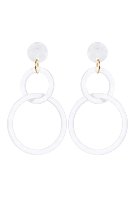 Kana Earrings in Ivory