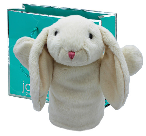 Jomanda - Cream Bunny Hand Puppet
