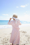 Sunkissed in Seaside Swim Dress for Girls