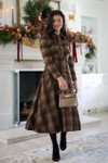 Ashen Plaid Dress