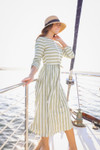 Amalfi Stripe Swim Dress