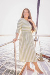 Amalfi Stripe Swim Dress