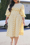 The Sunlit Petal Dress