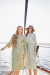Amalfi Stripe Swim Dress