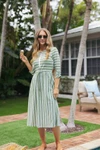 Amalfi Stripe Swim Dress