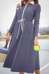 The Match Point Dress - Twilight Blue