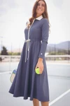 The Match Point Dress - Twilight Blue