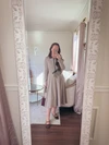 The Match Point Dress - Taupe