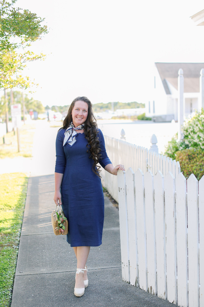 Dainty Jewell's Chic in Scallops Dress