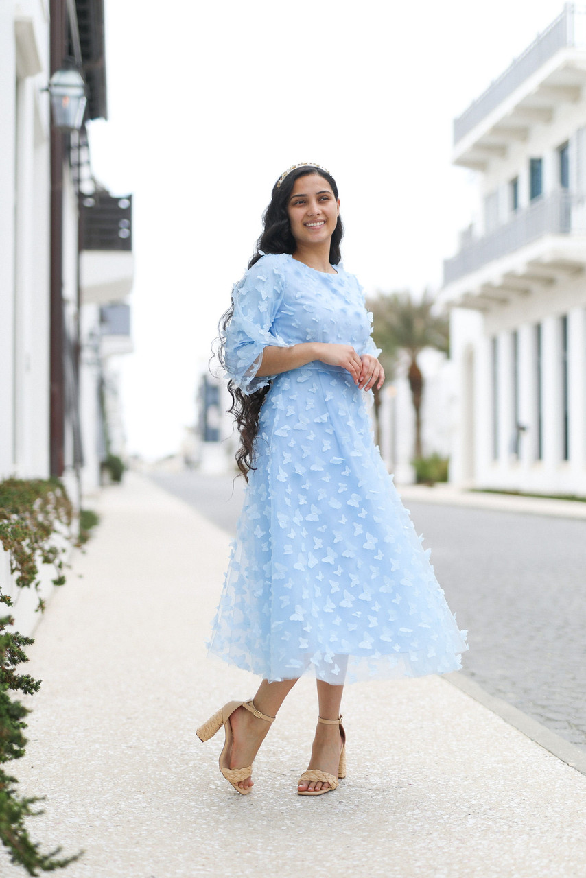 Fly Away Today Midi Dress