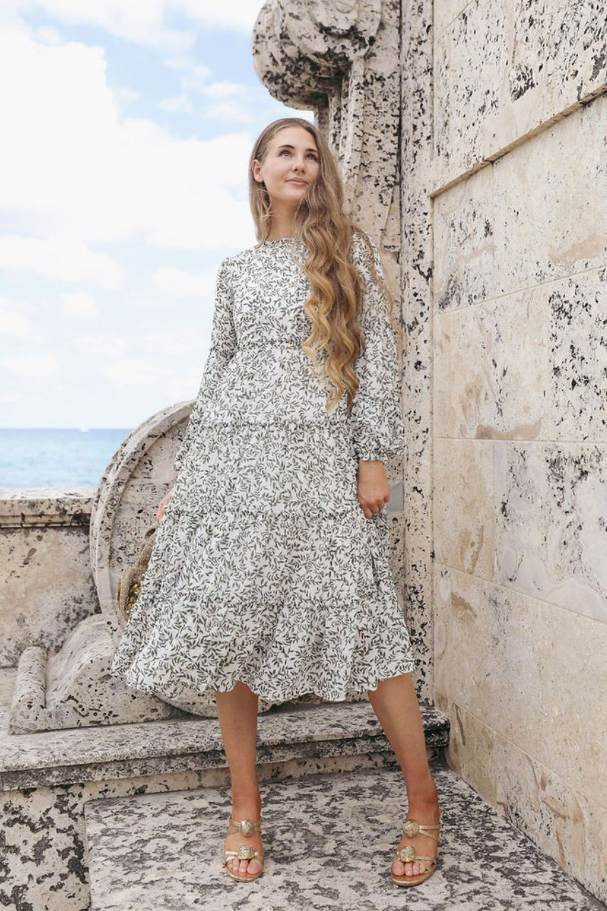 Garden Reveries Dress - Knee Length 4X-Large