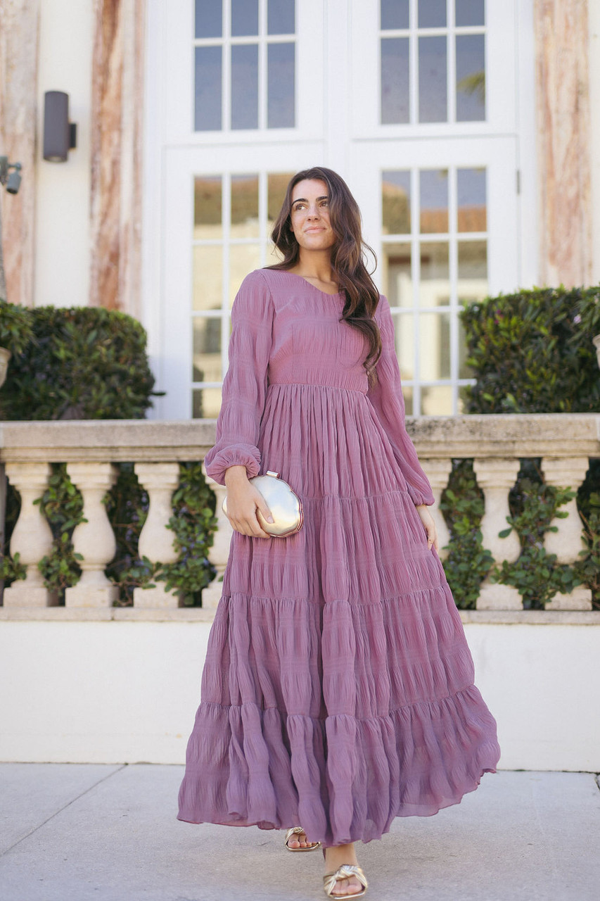 long sleeve twirl dress Just One Twirl Dress - Extended Length