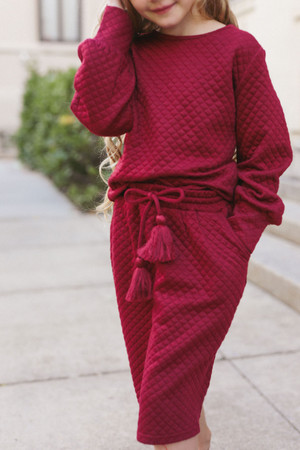 Find Me at the Fireplace Skirt for Girls