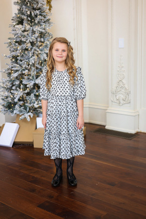 Frosted Moonlight Dress for Girls