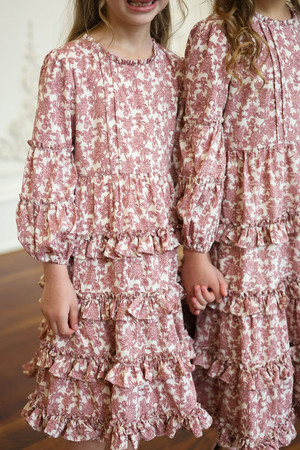 Mauve Meadows Dress for Girls