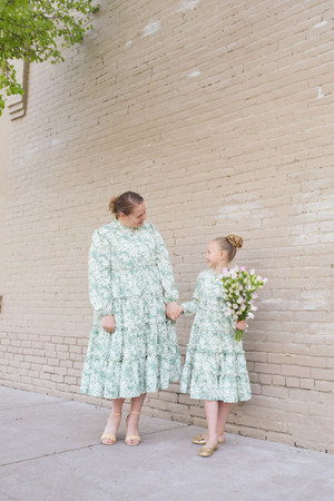 Apple Blossoms Dress for Girls