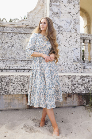 Swooning in Santorini Dress