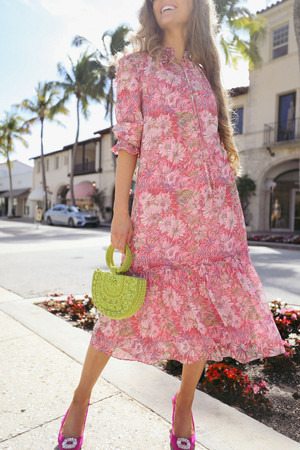 Counting Falling Petals Dress