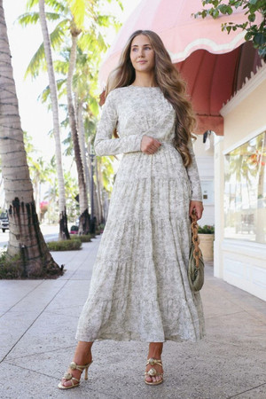 Twirling in Toile Dress