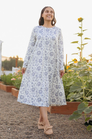 Your Favorite Dress - French Blue Floral