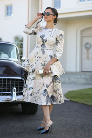 Watercolor Frost Dress