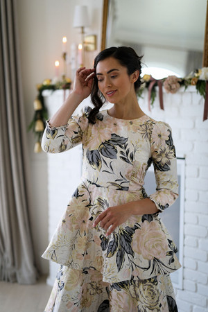 Watercolor Frost Dress