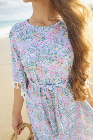 Watching the Waves Swimdress for Girls