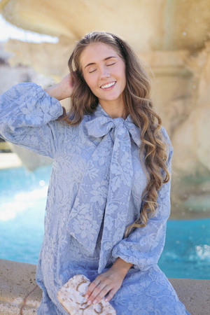 The Wisteria Walk Dress