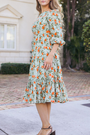 The Orange Grove Dress