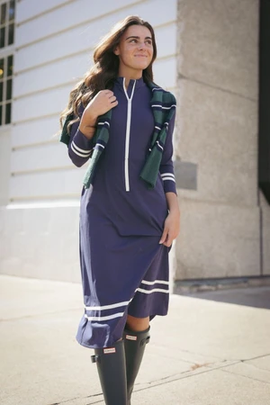 The Courtside Dress - Navy