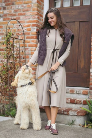 The Match Point Dress - Taupe