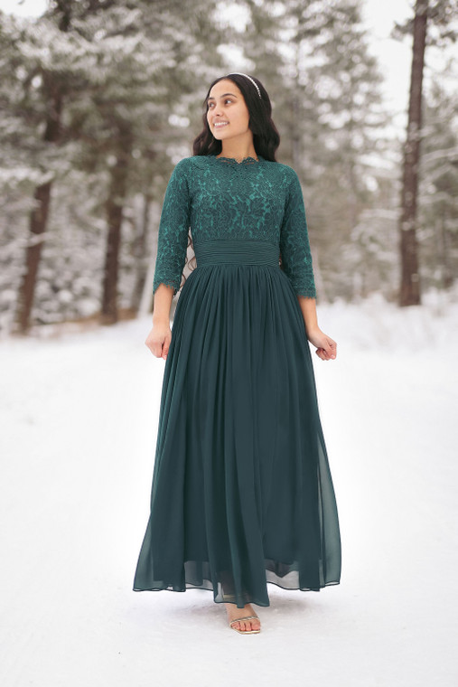 Exquisite English Manor Dress Rose 2X-Large