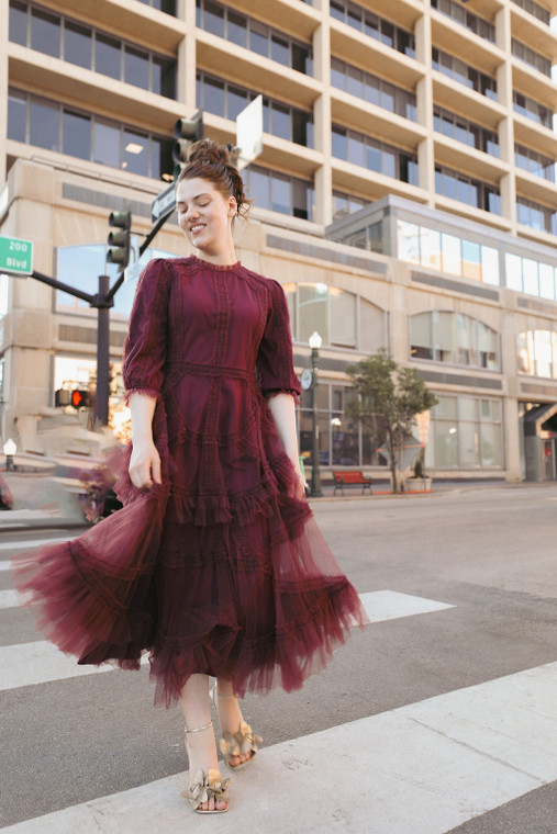 Twirling in the Twilight Dress