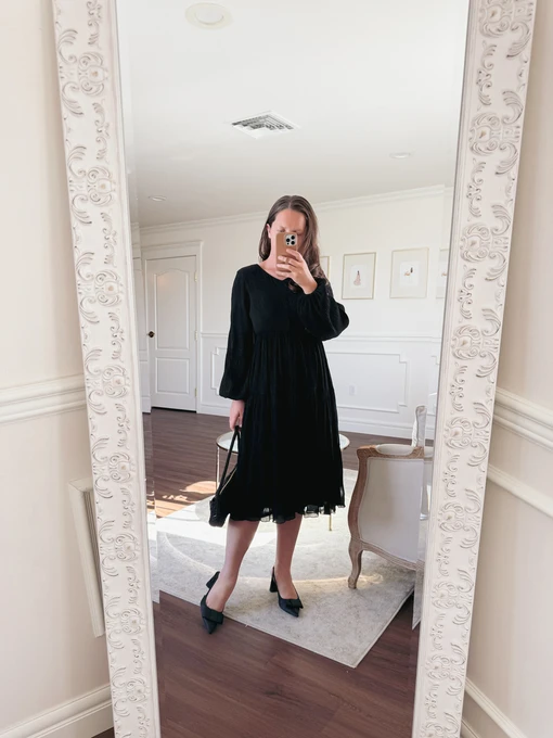 modest knee length dresses Just One Twirl Dress upload-20240304