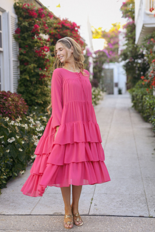 Falling Rose Petals | Modest Dresses for Women